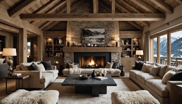 Chalets à louer au centre de megève : luxe et confort